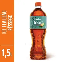 Chá Preto Ice Tea Pêssego Leão Garrafa 1,5l