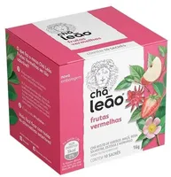 Chá Frutas Vermelhas Chá Leão Caixa 16g 10 Unidades