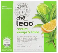 Chá Cidreira, Laranja Limão Chá Leão Caixa 16g 10 Unidades