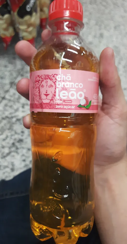 Chá branco leão, sabor lichia