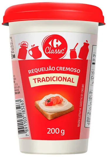 Requeijão cremoso tradicional