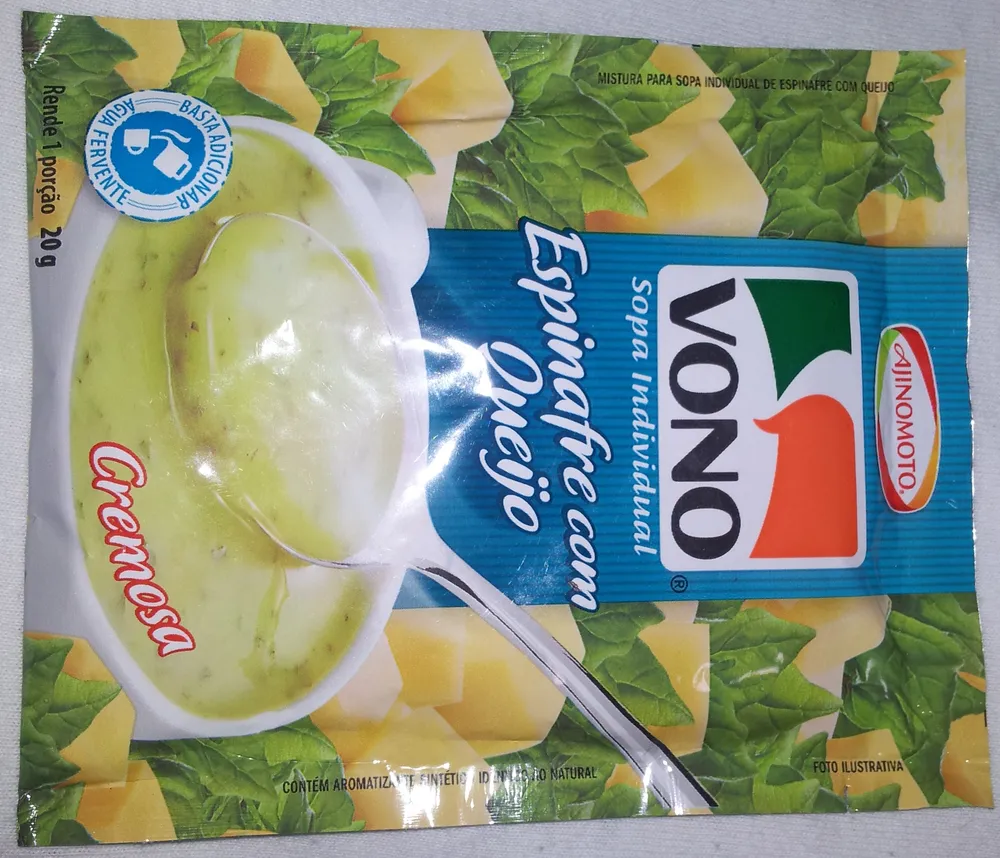 Vono Espinafre com Queijo