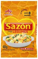 Tempero Para Legumes Sazón Pacote 40g 8 Unidades
