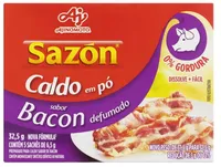 Caldo Pó Bacon Defumado Sazón Caixa 32,5g 5 Unidades
