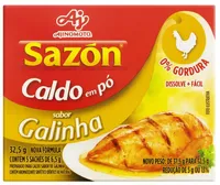 Caldo Pó Galinha Sazón Caixa 32,5g 5 Unidades