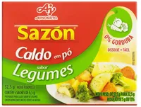 Caldo Pó Legumes Sazón Caixa 32,5g 5 Unidades