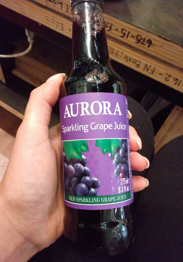 Aurora sparkling Grape Juice