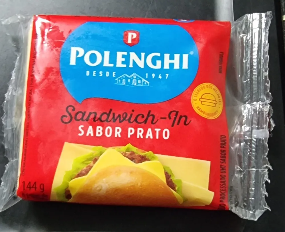 Queijo Processado Prato Polenghi Sandwich In 144g