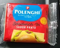 Queijo Processado Prato Polenghi Sandwich In 144g