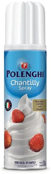 Chantilly Spray creme vegetal typo chantilly