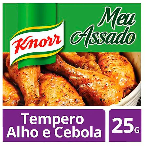 Tempero Pó Alho E Cebola Knorr Meu Assado Pacote 25g