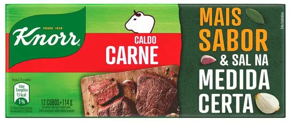Caldo Tablete Carne Knorr Caixa 114g 12 Unidades