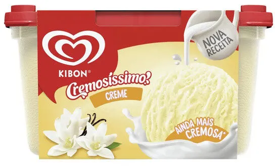 Sorvete Creme Kibon Cremosíssimo Pote 1,5l