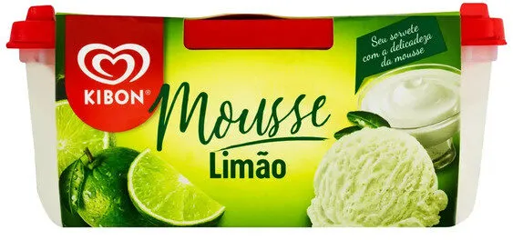 Sorvete Limão Kibon Mousse Pote 1,3l