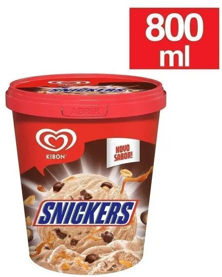 Sorvete Snickers