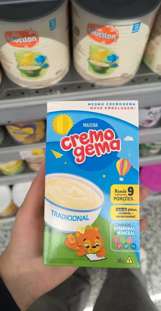 Mingau Tradicional Maizena Cremogema Caixa 180g
