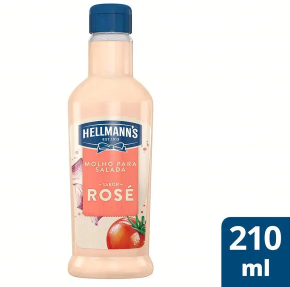 Molho Para Salada Rosé Hellmanns Squeeze 210ml