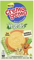 Creme Batata Cenoura Maizena Cremogema Vegetais Caixa 160g