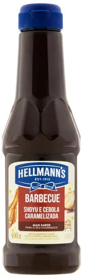 Molho Barbecue Shoyu E Cebola Caramelizada Hellmanns Frasco 400g