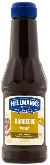 Molho Barbecue Whisky Hellmanns Frasco 400g