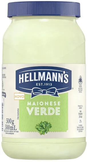 Maionese Verde Hellmanns Pote 500g