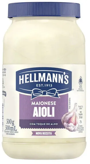 Maionese Aioli Hellmanns Pote 500g