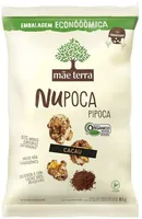 Pipoca Pronta Orgânica Cacau Mãe Terra Nupoca Pacote 83g Embalagem Econômica
