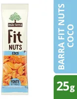 Barra De Nuts Coco Mãe Terra Fit Nuts Pacote 25g