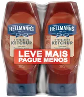 Pack Ketchup Hellmanns Squeeze 2 Unidades 380g Cada Leve Mais Pague Menos