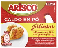 Caldo Pó Galinha Arisco Caixa 35g 5 Unidades