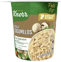 Macarrão Instantâneo Fusilli Cogumelos Knorr Pasta Pot Copo 70g