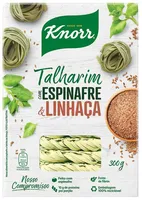 Macarrão Com Espinafre E Linhaça Talharim Knorr Caixa 300g