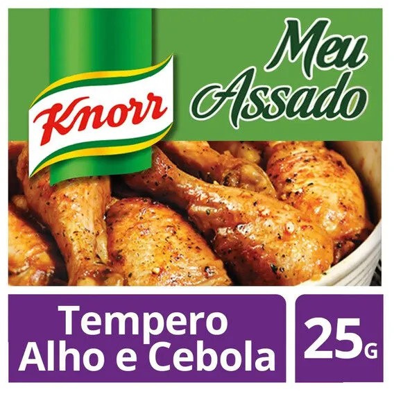 Tempero Pó Alho E Cebola Knorr Meu Assado Pacote 25g
