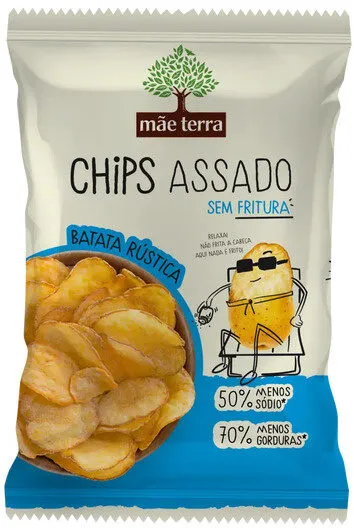 Chips De Batata Rústica Mãe Terra Pacote 70g