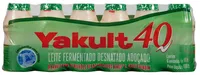 Pack Leite Fermentado Desnatado Yakult 40 Frasco 480g 6 Unidades