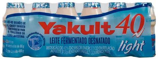 Leite Ferm.yakult Light 6x80gr 40 Bopp