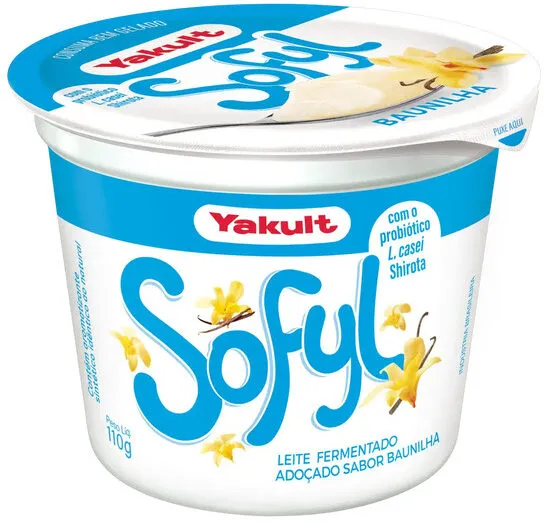 Leite Fermentado Baunilha Yakult Sofyl Pote 110g