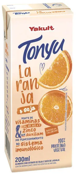Bebida à Base De Soja Laranja Yakult Tonyu Caixa 5,4l 27 Unidades