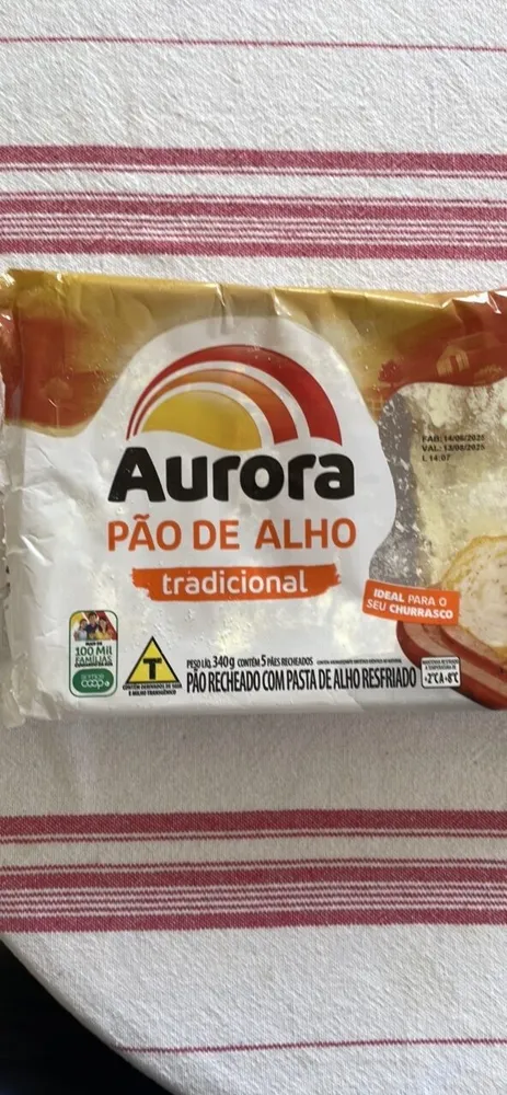 PÃO DE ALHO tradicional