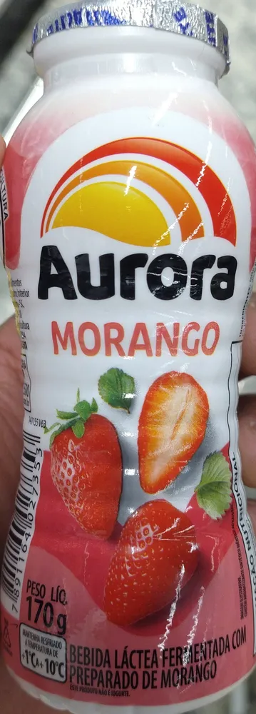Bebida Láctea Morango Aurora 170g