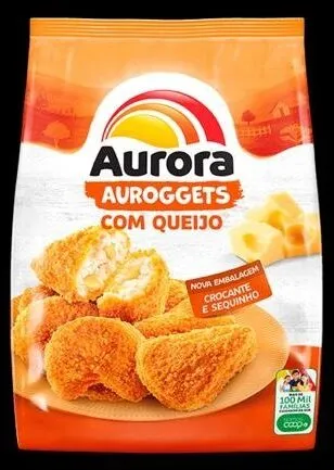 Auroggets com queijo