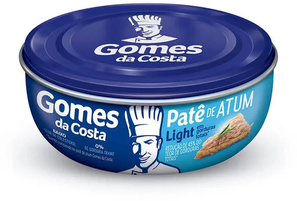 Patê De Atum Light Gomes Da Costa Lata 150g