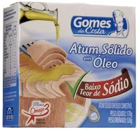 Atum Sólido Em óleo Gomes Da Costa Baixo Teor De Sódio Caixa 120g