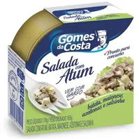 Salada Com Atum, Batata, Maionese, Azeitonas E Salsinha Gomes Da Costa Lata 165g