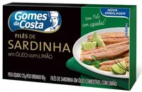Filé De Sardinha Com óleo Com Limão Gomes Da Costa Caixa 85g