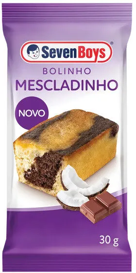 Bolinho Mescladinho Seven Boys Pacote 30g