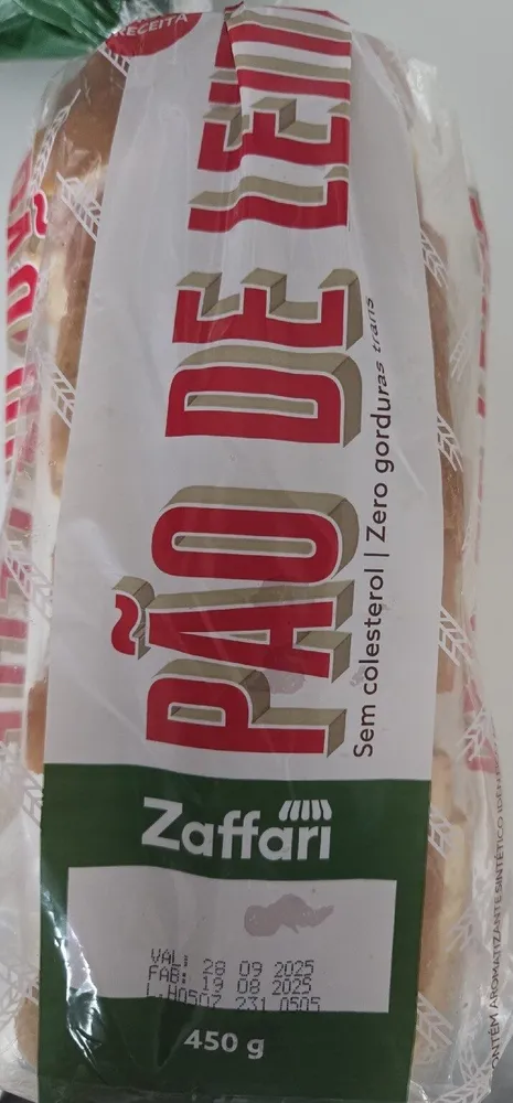 Pao de leite zafari