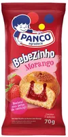 Bolinho Baunilha Recheio Morango Panco Bebezinho Pacote 70g 2 Unidades