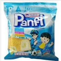 Minibolo Baunilha Recheio Creme De Baunilha Panco Panquinho Pacote 70g 2 Unidades