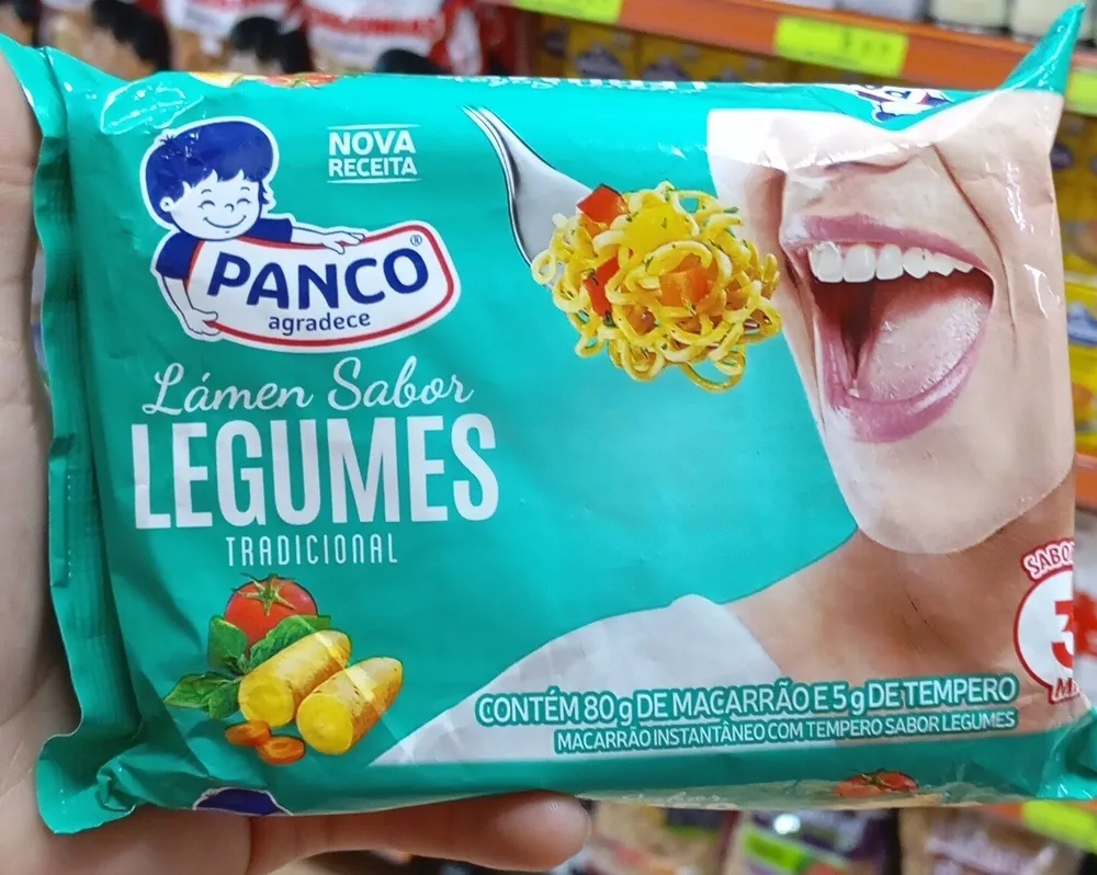 Miojo de legumes